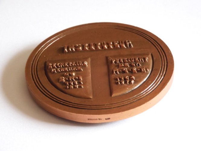 -MEDAILLE CUIVRE 1979 DENIS FORESTIER INSTITUTEUR 1911/78 graveur COLLAMARINI  D