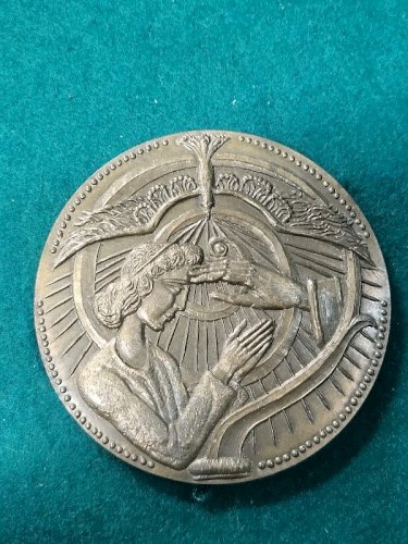 MEDAILLE DE TABLE EN BRONZE 1984 N° 96