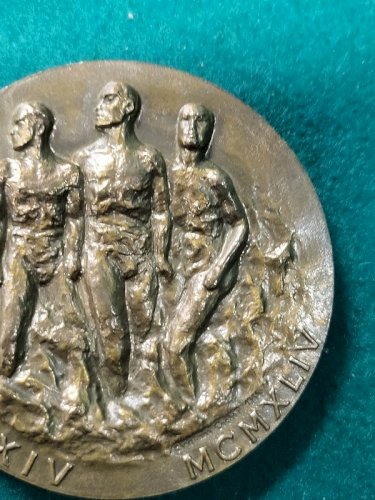 MEDAILLE DE TABLE EN BRONZE J'ECRIS TON NOM N° 106