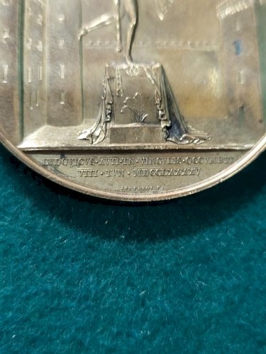 MEDAILLE EN BRONZE LOUIS XVII LUDOVICUS XVII FRANCIAE ET NAVARRAE N° 118