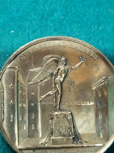 MEDAILLE EN BRONZE LOUIS XVII LUDOVICUS XVII FRANCIAE ET NAVARRAE N° 118