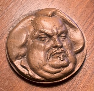 médaille en bronze portrait Honoré de Balzac par Révol