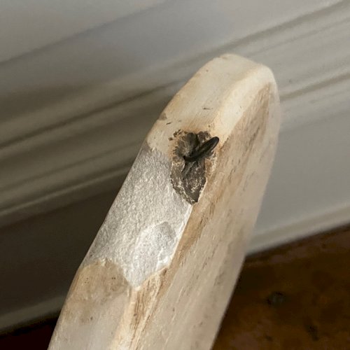 Médaillon en plâtre par A. Bérard bas-relief homme début XIXe M3743