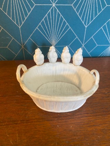 Meissen biscuit, joli lot, Sculptures porcelaine, XIXème, numérotés et marqués au revers.