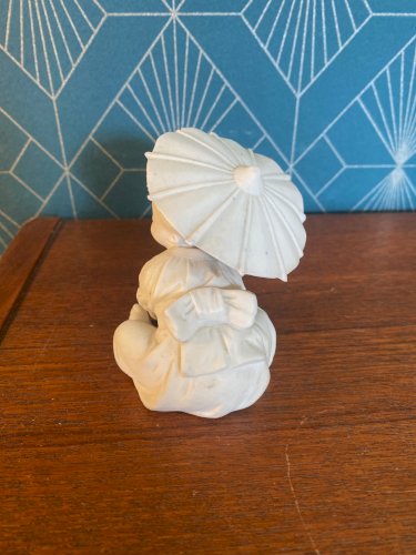 Meissen biscuit, joli lot, Sculptures porcelaine, XIXème, numérotés et marqués au revers.