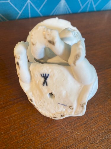 Meissen biscuit, joli lot, Sculptures porcelaine, XIXème, numérotés et marqués au revers.