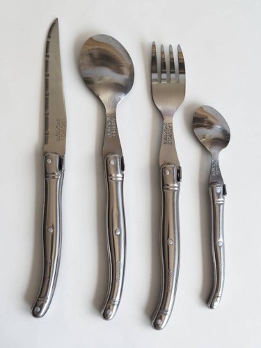 Ménagère 24 pièces Laguiole, inox