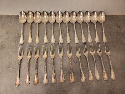 CHRISTOFLE CUTLERY SET 24 PIECES