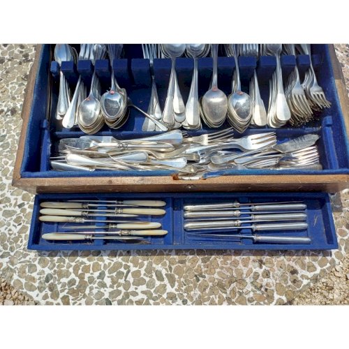 Ménagére en Métal Argenté de Makens