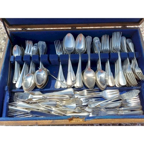 Ménagére en Métal Argenté de Makens