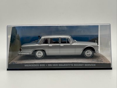 Mercedes 600 In the Secret Service of Her Majesty James Bond 1/43 Eaglemoss