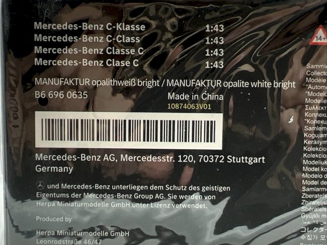 Mercedes-Benz Classe C W206 (2021) 1/43 Herpa