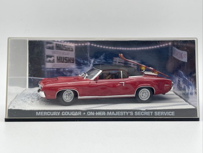 Mercury Cougar Au Service Secret De Sa Majesté James Bond 1/43