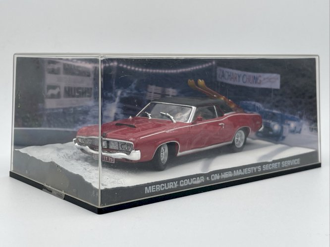 Mercury Cougar Au Service Secret De Sa Majesté James Bond 1/43