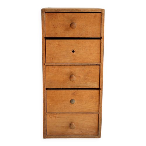 Meuble à tiroirs ancien en bois