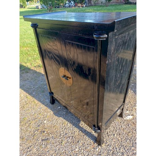 Meuble Asiatique Bois Noirci