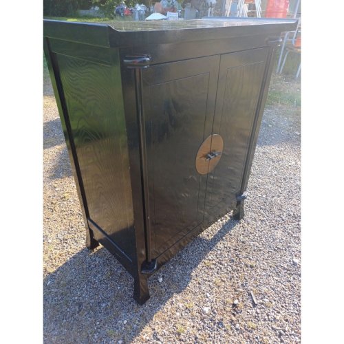 Meuble Asiatique Bois Noirci