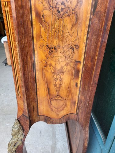 MEUBLE CABINET EN MARQUETERIE 2 PORTES 1 TIROIR