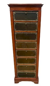 Louis Philippe style cardboard furniture in mahogany, 19th century