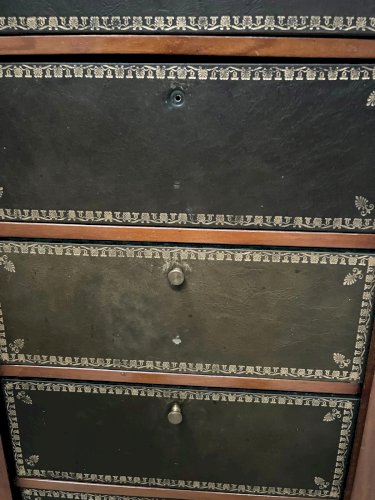 Meuble Cartonnier de style Louis Philippe en acajou XIX siècle