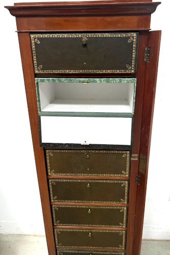 Meuble Cartonnier de style Louis Philippe en acajou XIX siècle