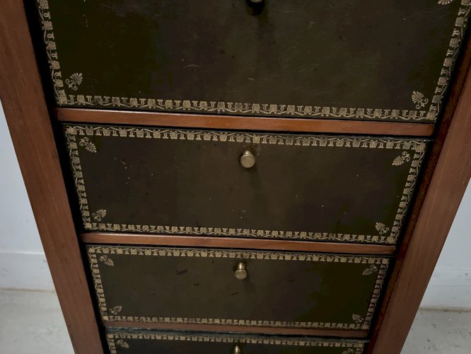 Meuble Cartonnier de style Louis Philippe en acajou XIX siècle