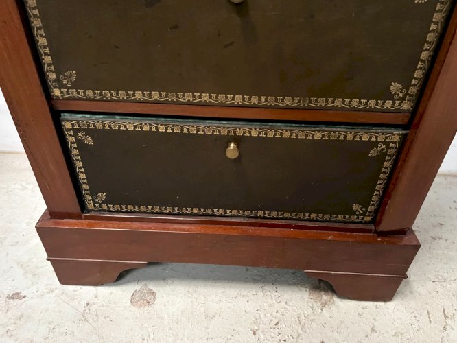 Meuble Cartonnier de style Louis Philippe en acajou XIX siècle