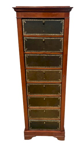 Meuble Cartonnier de style Louis Philippe en acajou XIX siècle