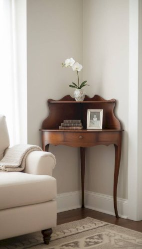 Meuble dangle / Encoignure en bois