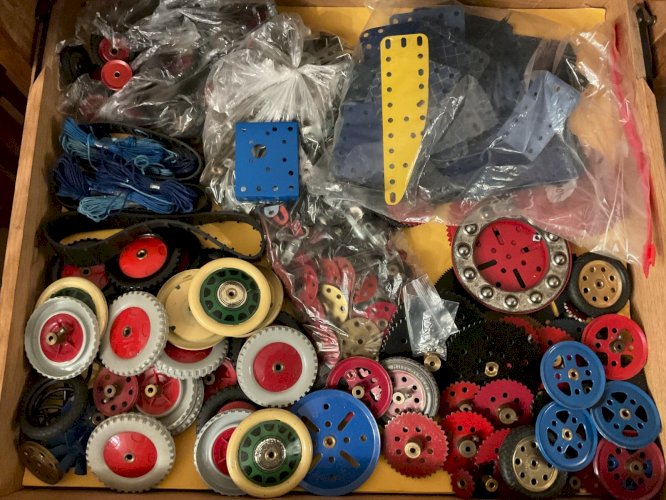 Meuble de magasins meccano boite coffret N 10 + autre DES ANNEES 70/80