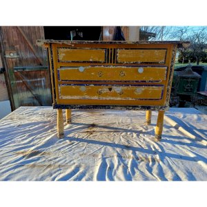 Meuble de Poupée Bois Ancien