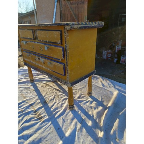 Meuble de Poupée Bois Ancien