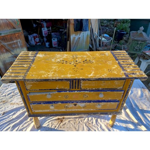 Meuble de Poupée Bois Ancien