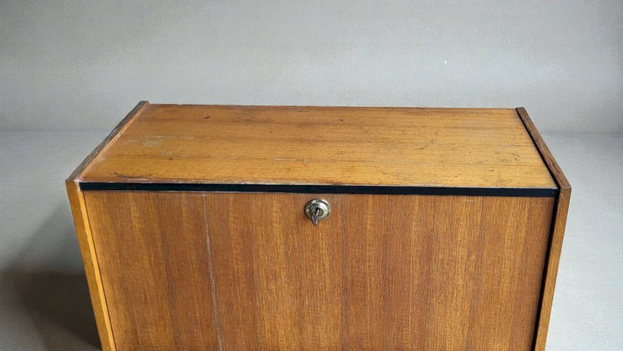 Meuble de rangement secrétaire Années 50-60