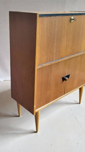 Meuble de rangement secrétaire Années 50-60