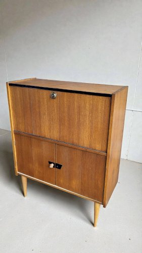 Meuble de rangement secrétaire Années 50-60