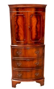 English style furniture in mahogany, 20th century