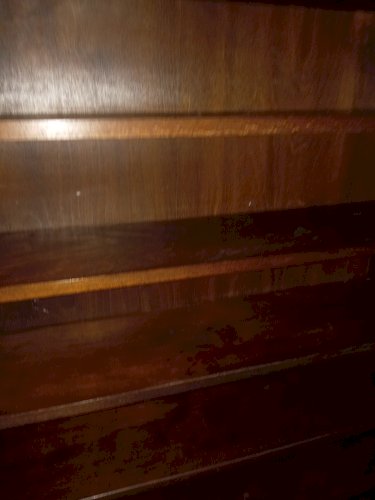 Meuble d'entrée en bois massif - circa 1970