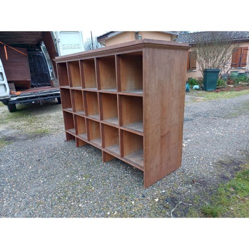 Meuble étagére de Magasin en Chéne des Années 30