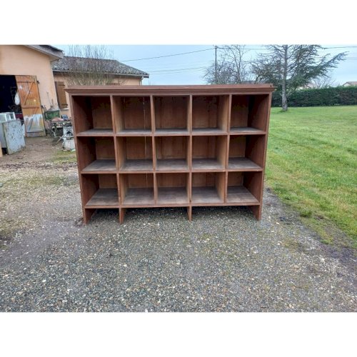 Meuble étagére de Magasin en Chéne des Années 30