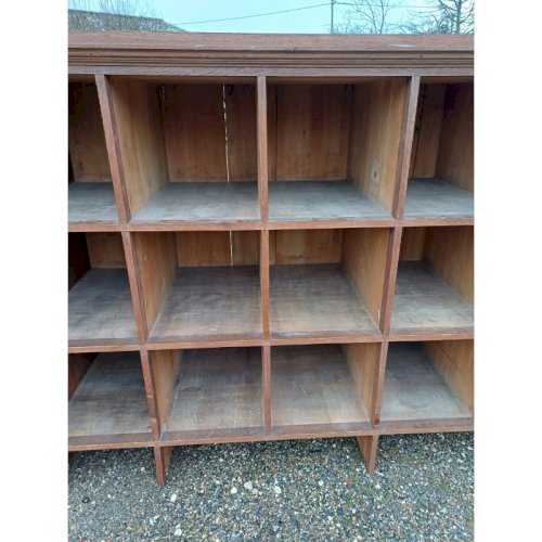 Meuble étagére de Magasin en Chéne des Années 30