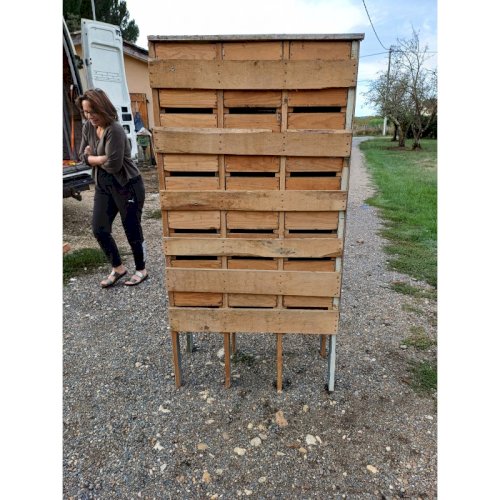 Meuble Industriel Bois 30 Tiroirs