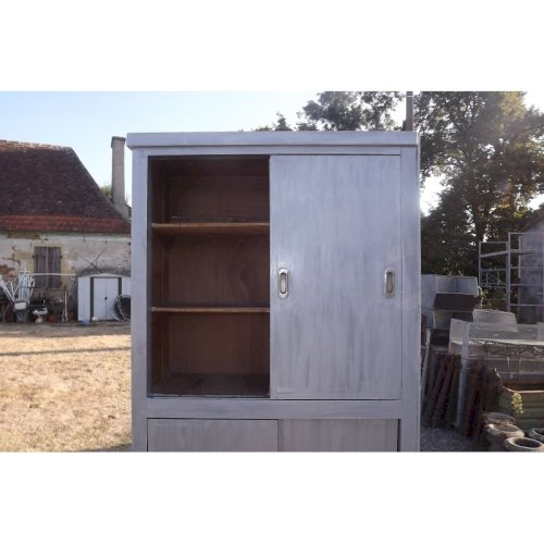 Meuble industriel Bois Portes coulissantes