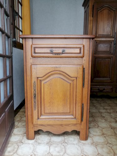 Meuble Multimédias chêne Christian PINGEON