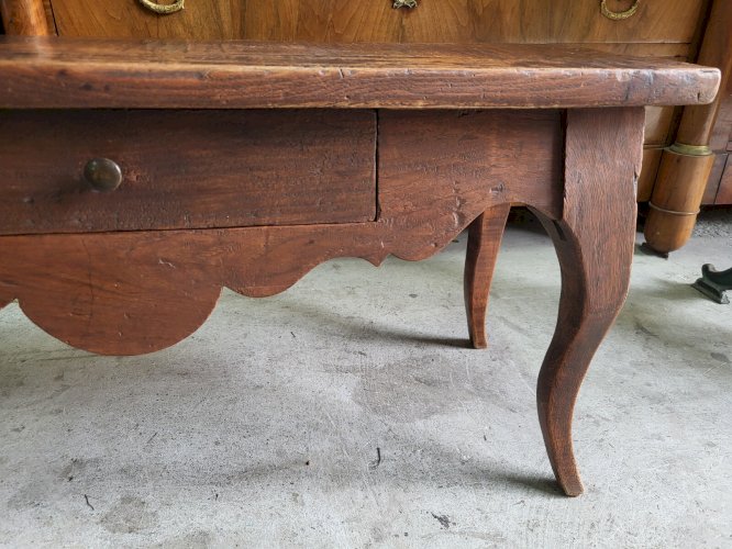 MEUBLE PORTE POTS RUSTIQUE AVEC 1 TIROIR