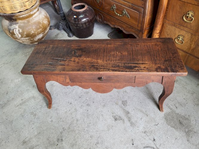 MEUBLE PORTE POTS RUSTIQUE AVEC 1 TIROIR