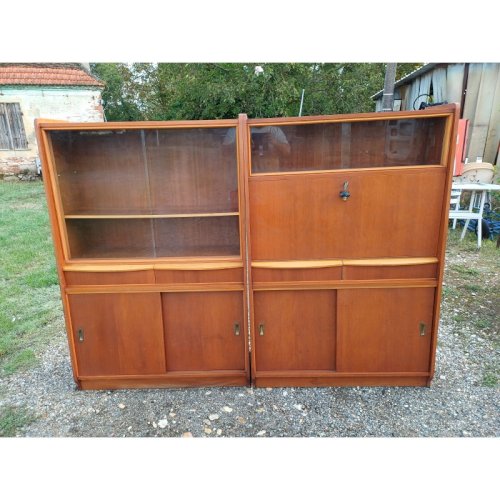 Meubles Vitrine des Années 50 Bois et Vitres