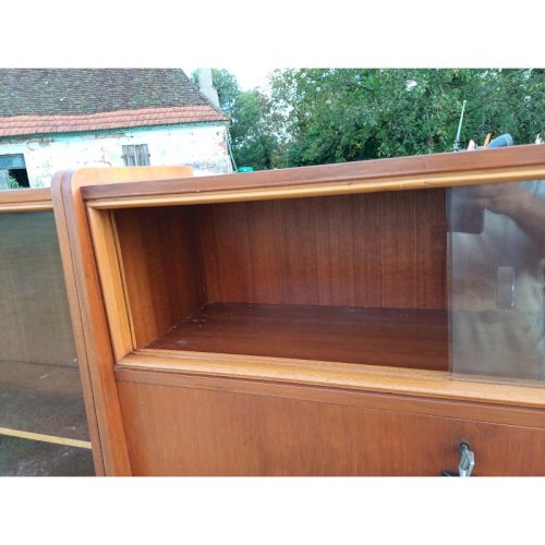 Meubles Vitrine des Années 50 Bois et Vitres