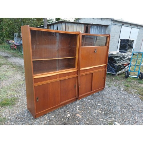 Meubles Vitrine des Années 50 Bois et Vitres