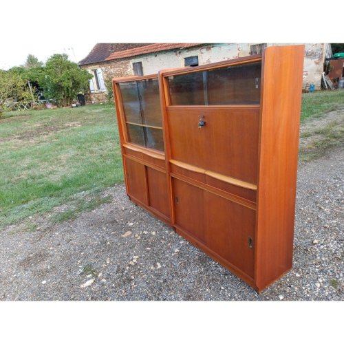 Meubles Vitrine des Années 50 Bois et Vitres